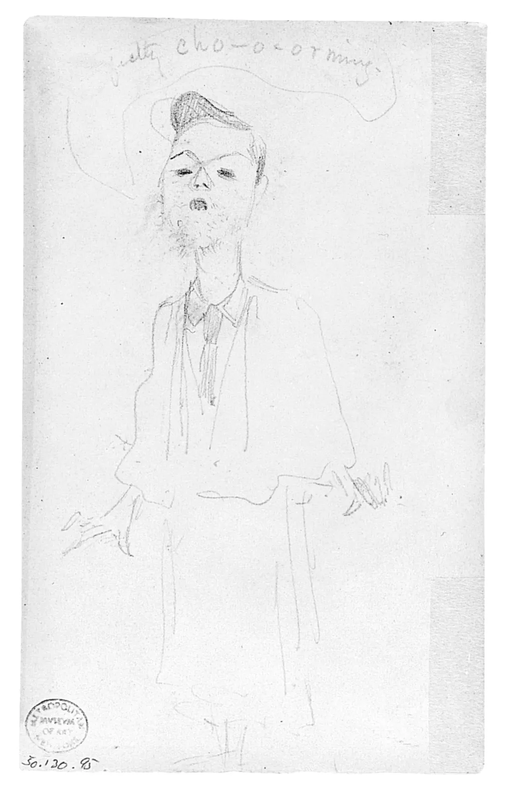 Caricature of a Man, John Singer Sargent