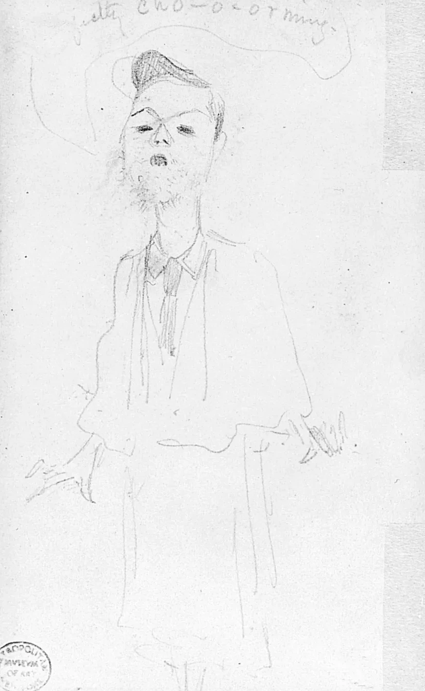 Caricature of a Man, John Singer Sargent