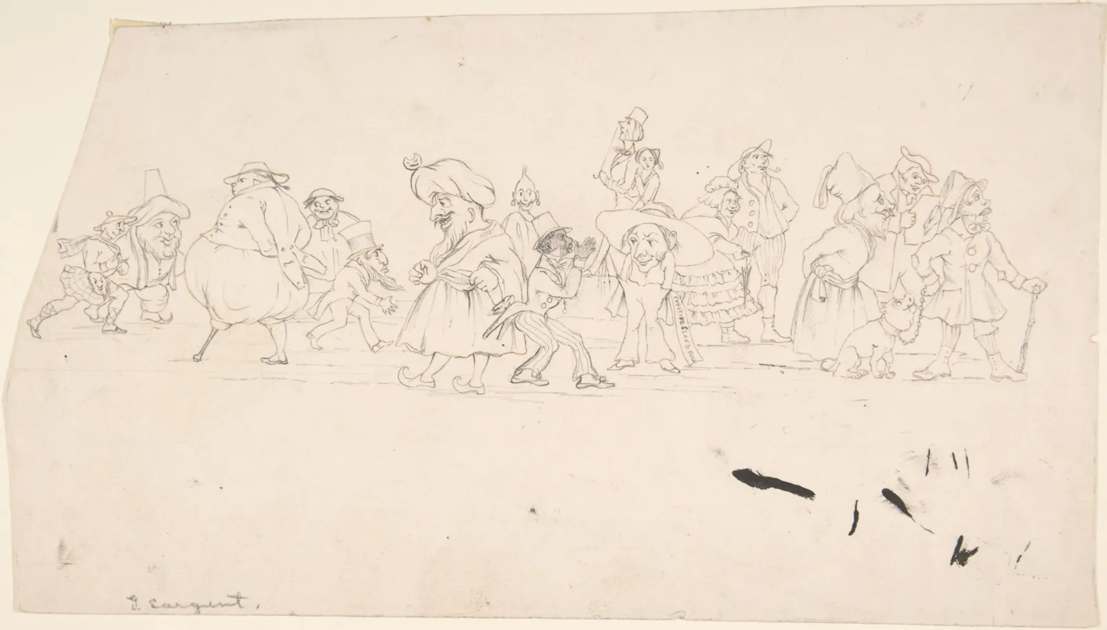 Caricatures, John Singer Sargent