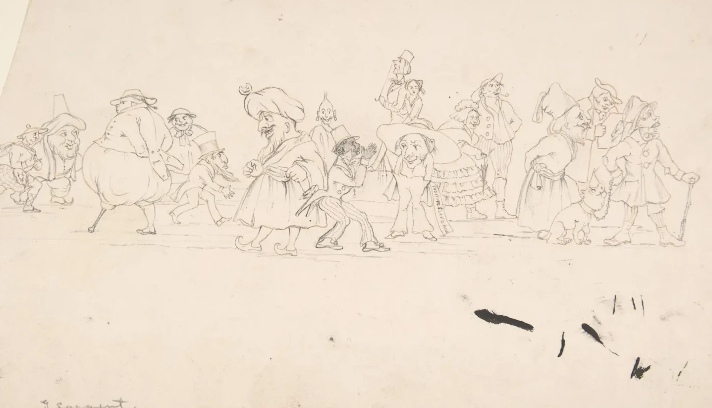 Caricatures, John Singer Sargent