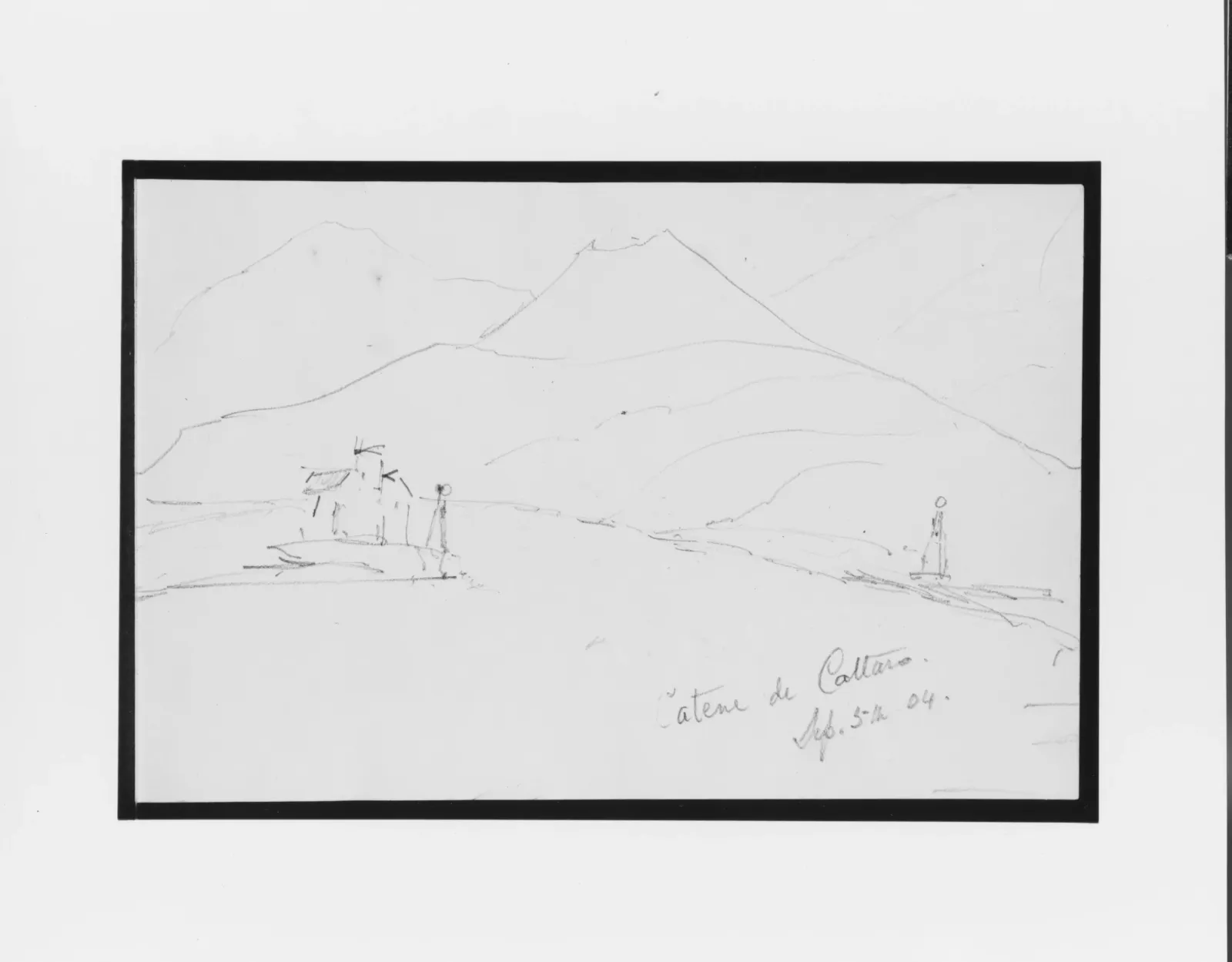 Catene de Cattaro (from Sketchbook), John Singer Sargent