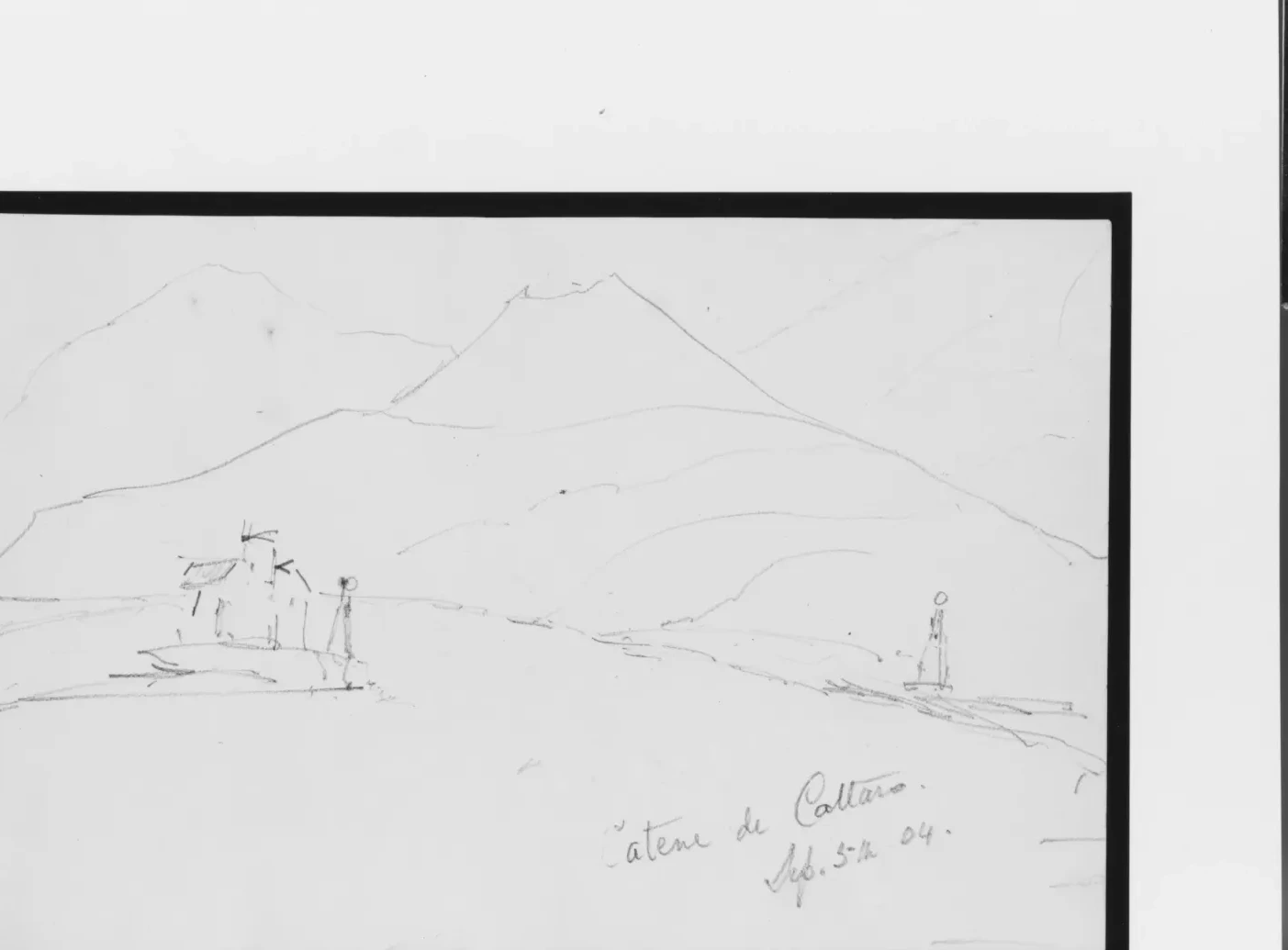 Catene de Cattaro (from Sketchbook), John Singer Sargent