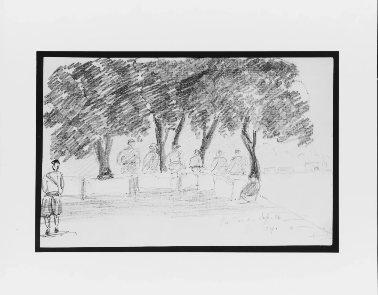Cattaro (from Sketchbook), John Singer Sargent