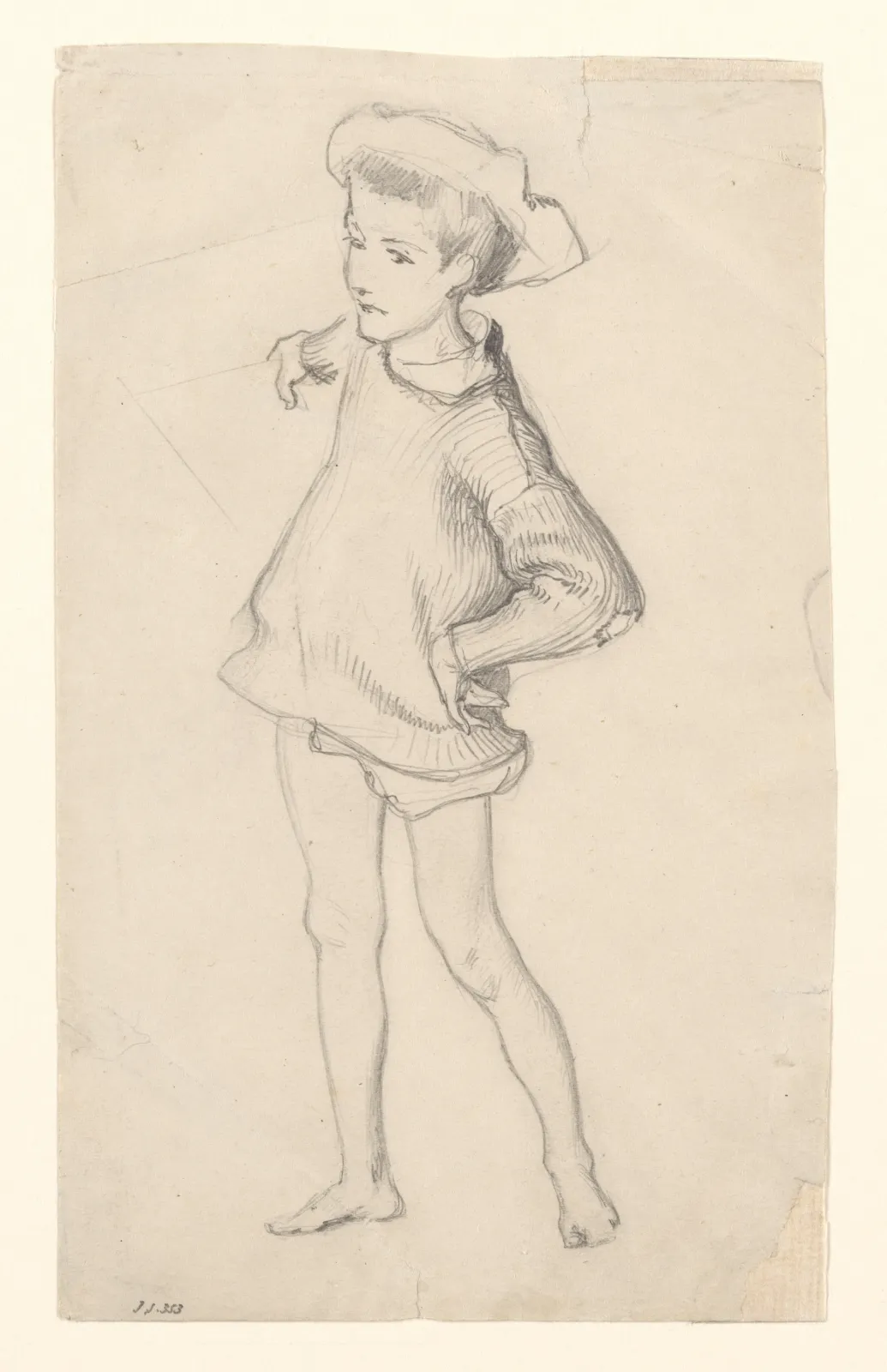 Child, Study for "En Route pour la Pêche" and "Fishing for Oysters at Cancale", John Singer Sargent