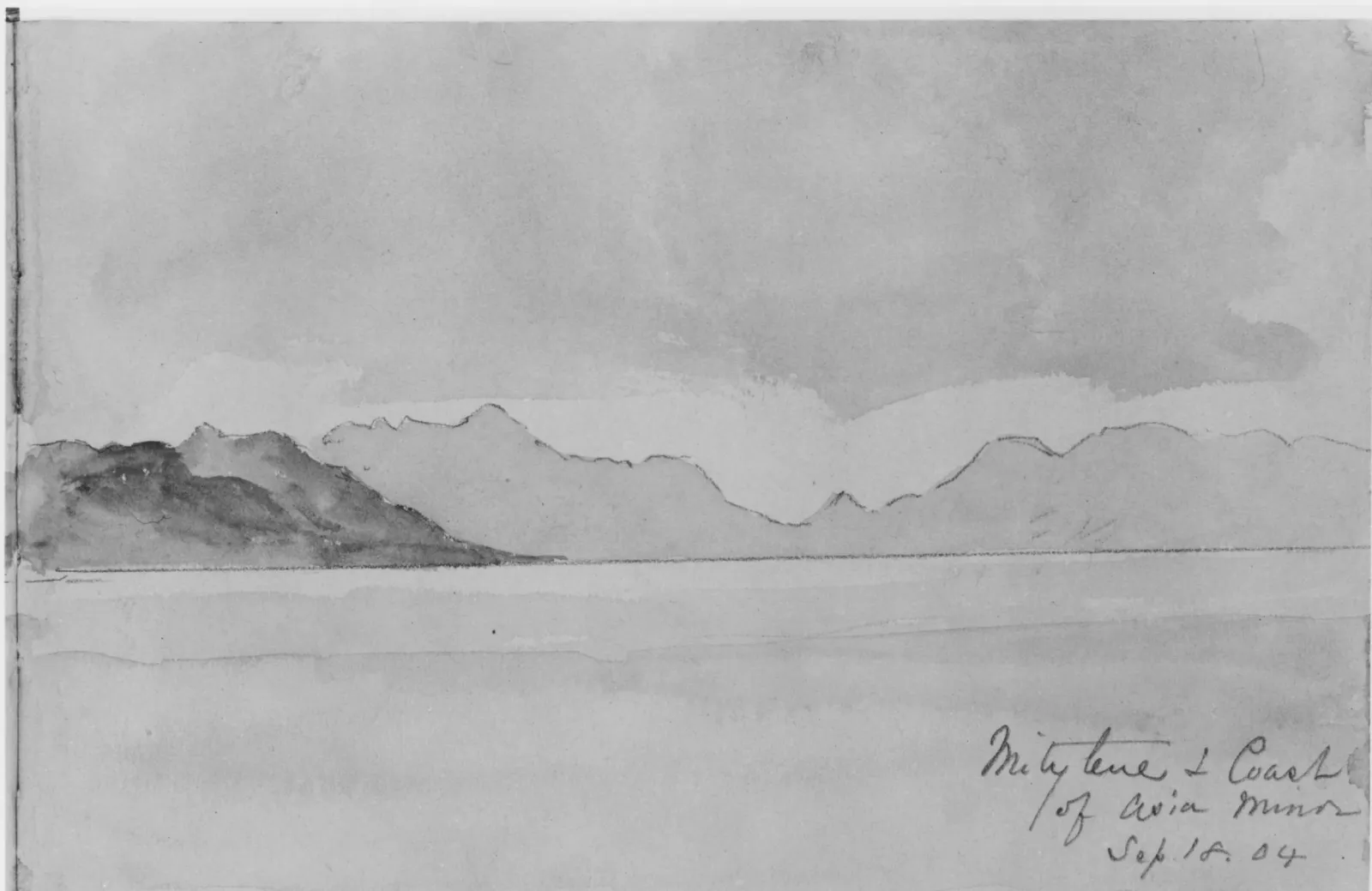 Coast of Asia Minor (from Sketchbook), John Singer Sargent