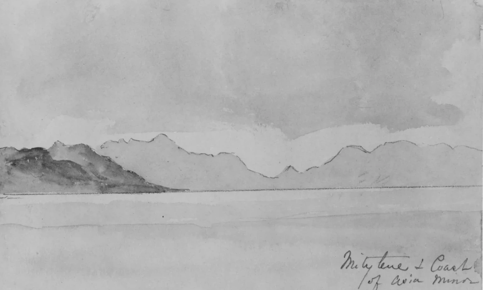 Coast of Asia Minor (from Sketchbook), John Singer Sargent