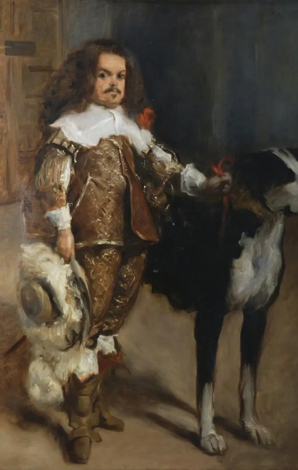 Copy after the so-called Don Antonio, “El Inglés” (Dwarf with a Dog) thought to be by Velázquez, John Singer Sargent
