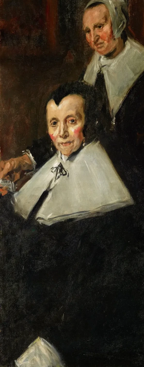copy of right portion of Hals portrait of The Regentesses of the Old Men's Almshouse Haarlem, John Singer Sargent