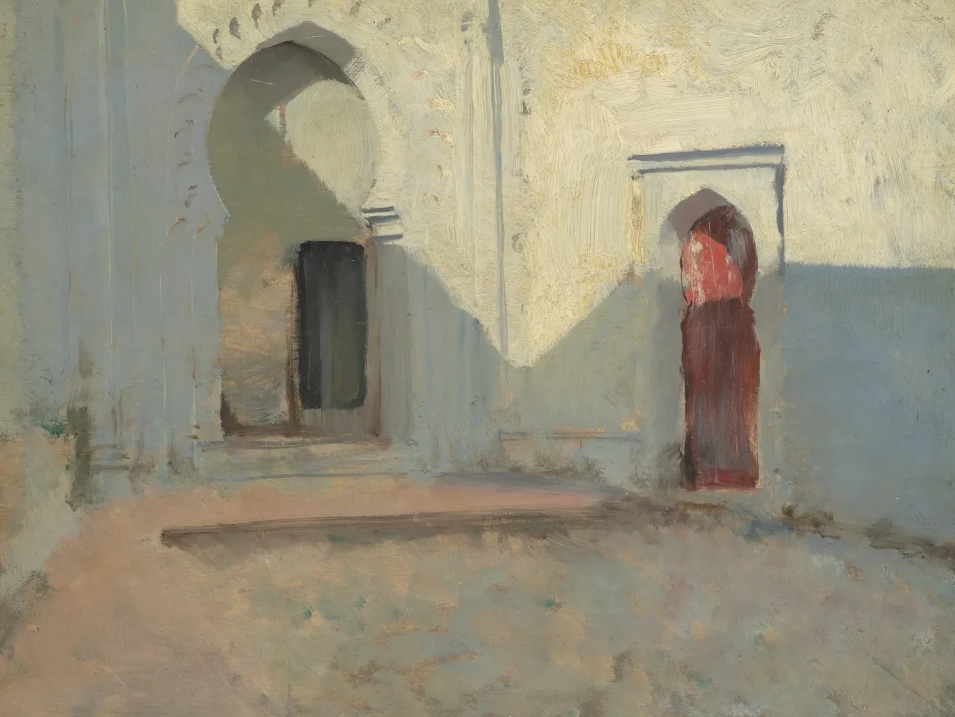 Cour, Tétouan, Maroc, John Singer Sargent