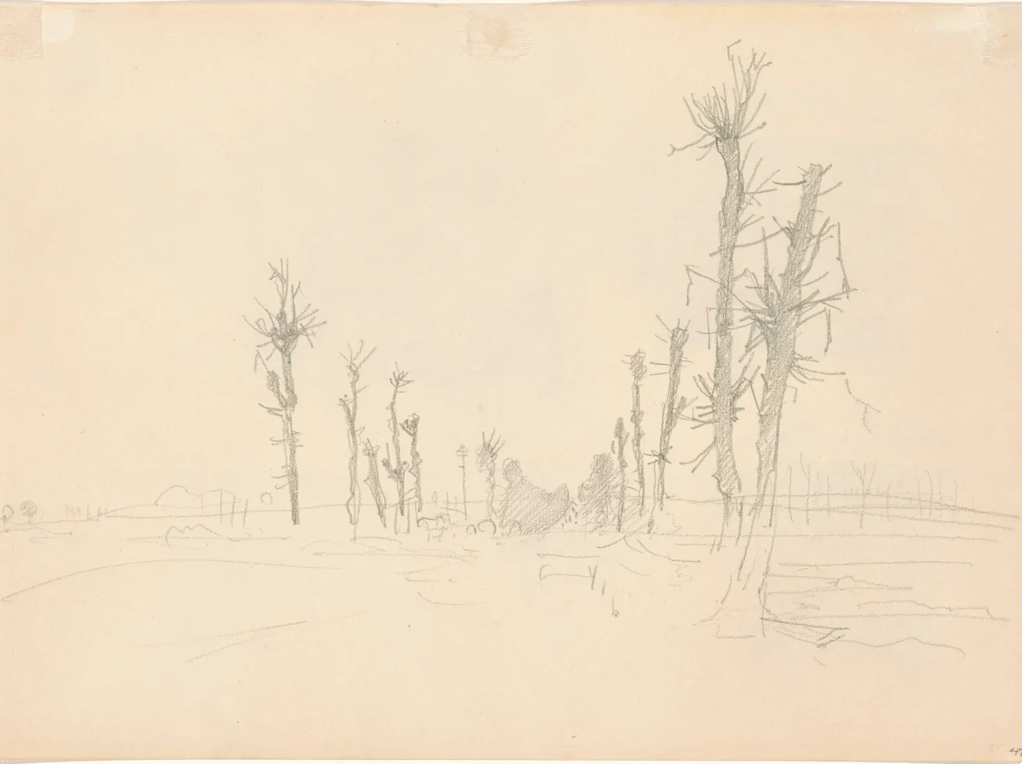 Devastated Landscape [verso], John Singer Sargent