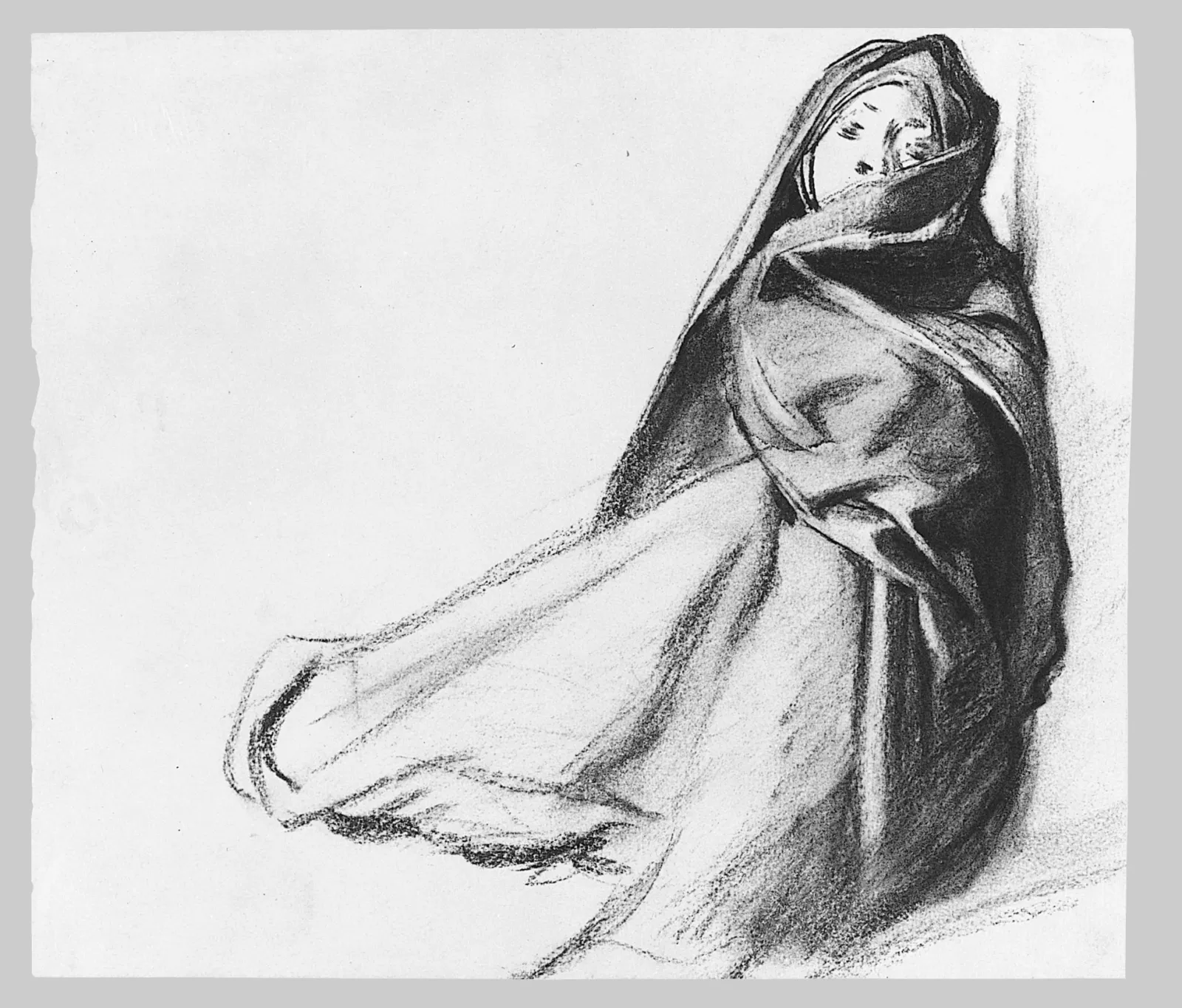 Draped Seated Woman, John Singer Sargent