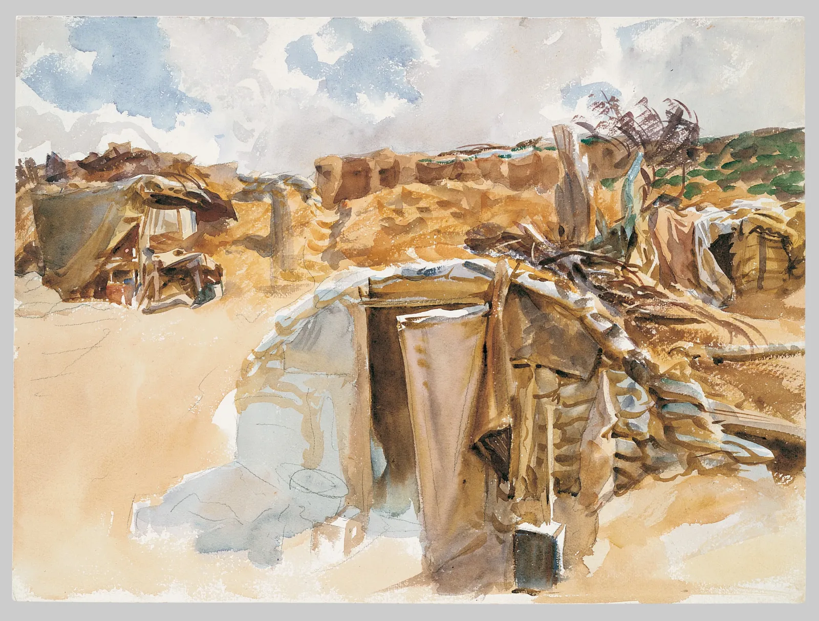 Dugout, John Singer Sargent