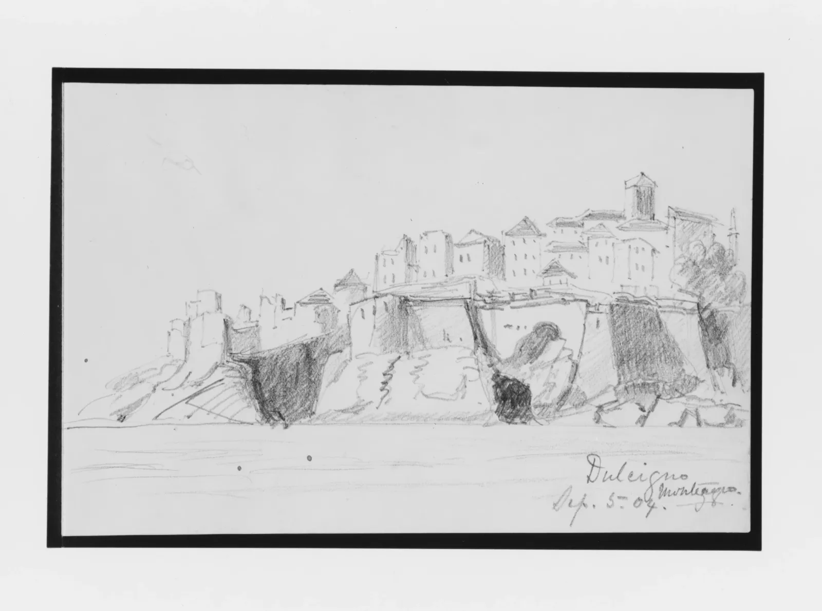 Dulcigno (from Sketchbook), John Singer Sargent