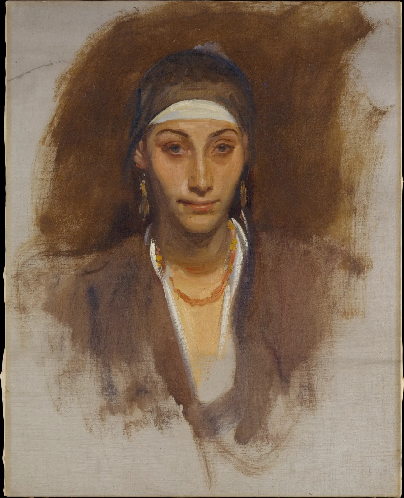 Egyptian Woman with Earrings, John Singer Sargent