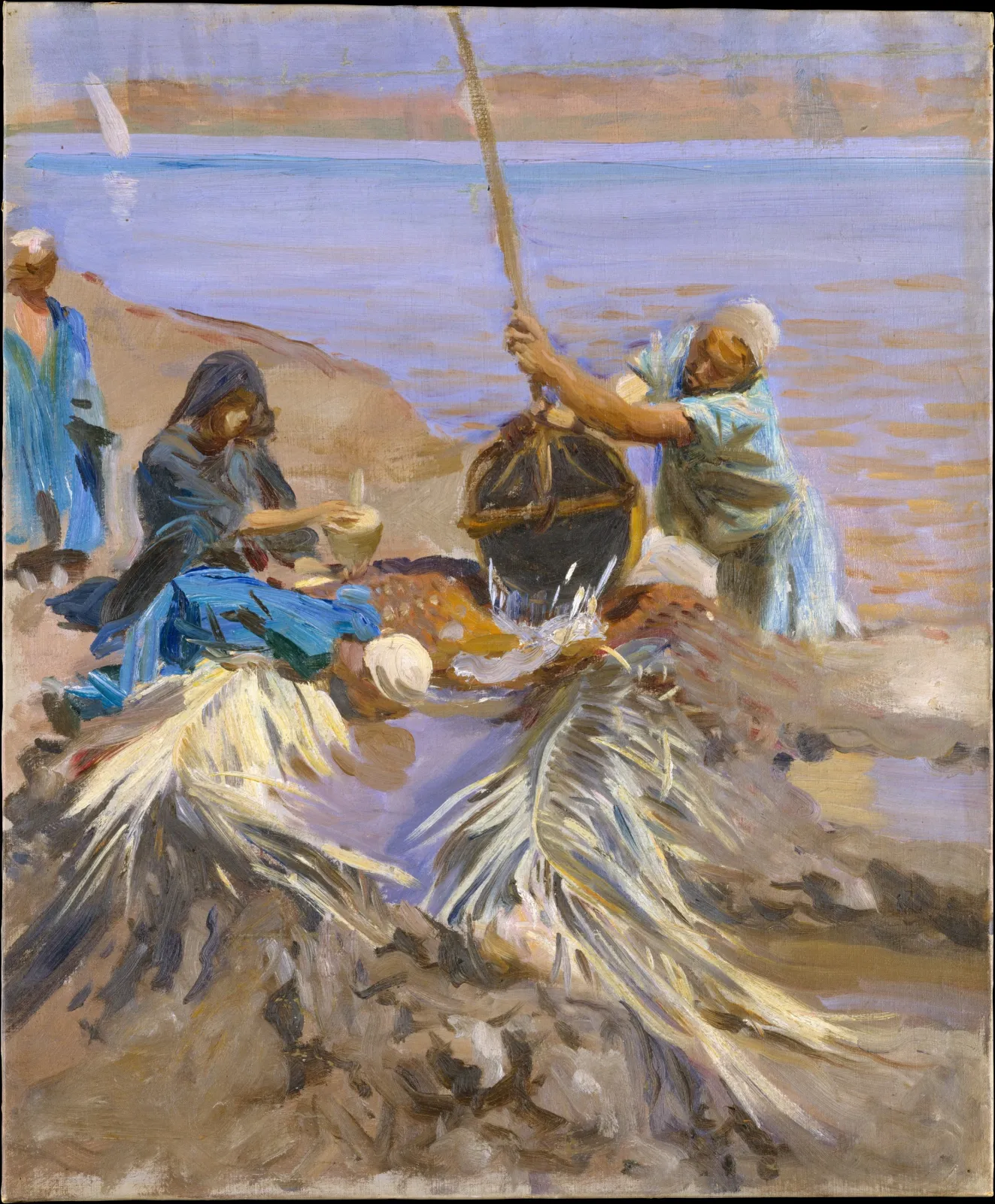 Egyptians Raising Water from the Nile, John Singer Sargent