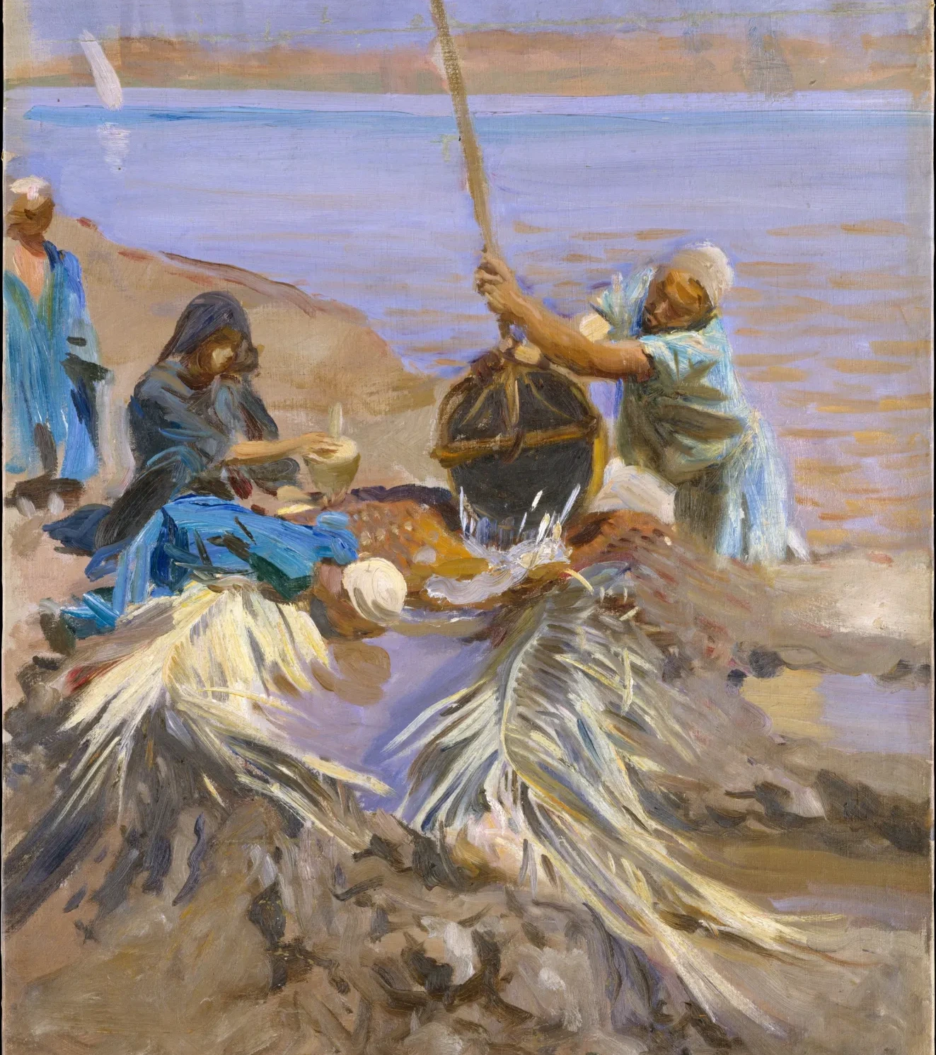 Egyptians Raising Water from the Nile, John Singer Sargent