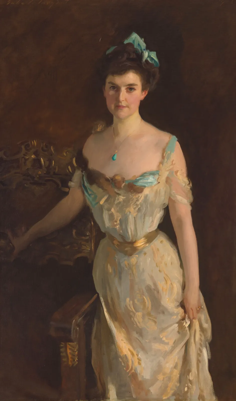 Ellen Sears Amory Anderson Curtis (1868-1952) (Mrs. Charles Pelham Curtis), John Singer Sargent