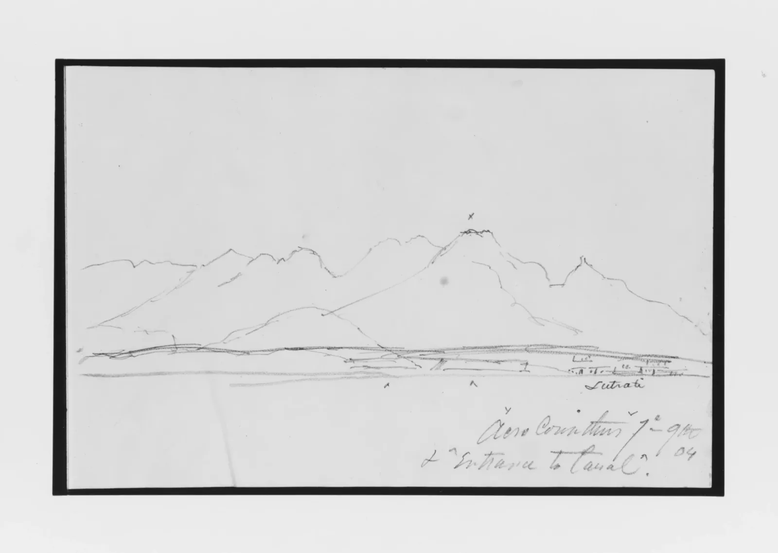 Entrance to Canal (from Sketchbook), John Singer Sargent