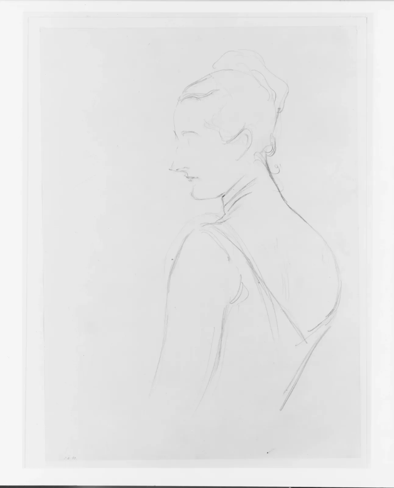 Étude pour Madame X, John Singer Sargent