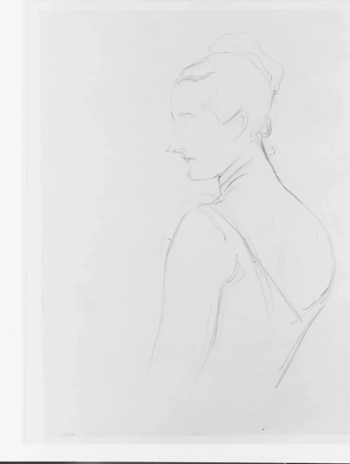 Étude pour Madame X, John Singer Sargent