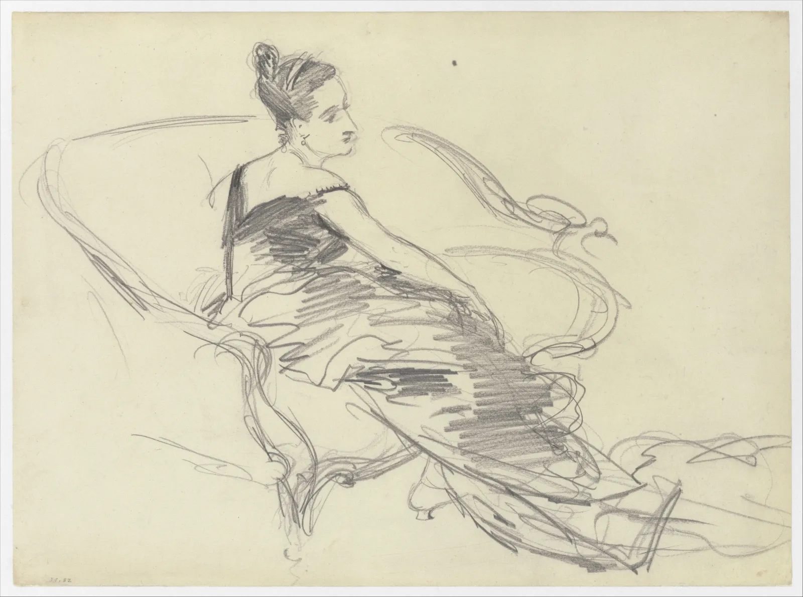 Étude pour Madame X, John Singer Sargent