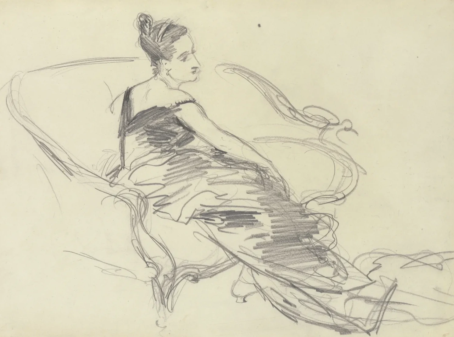 Étude pour Madame X, John Singer Sargent