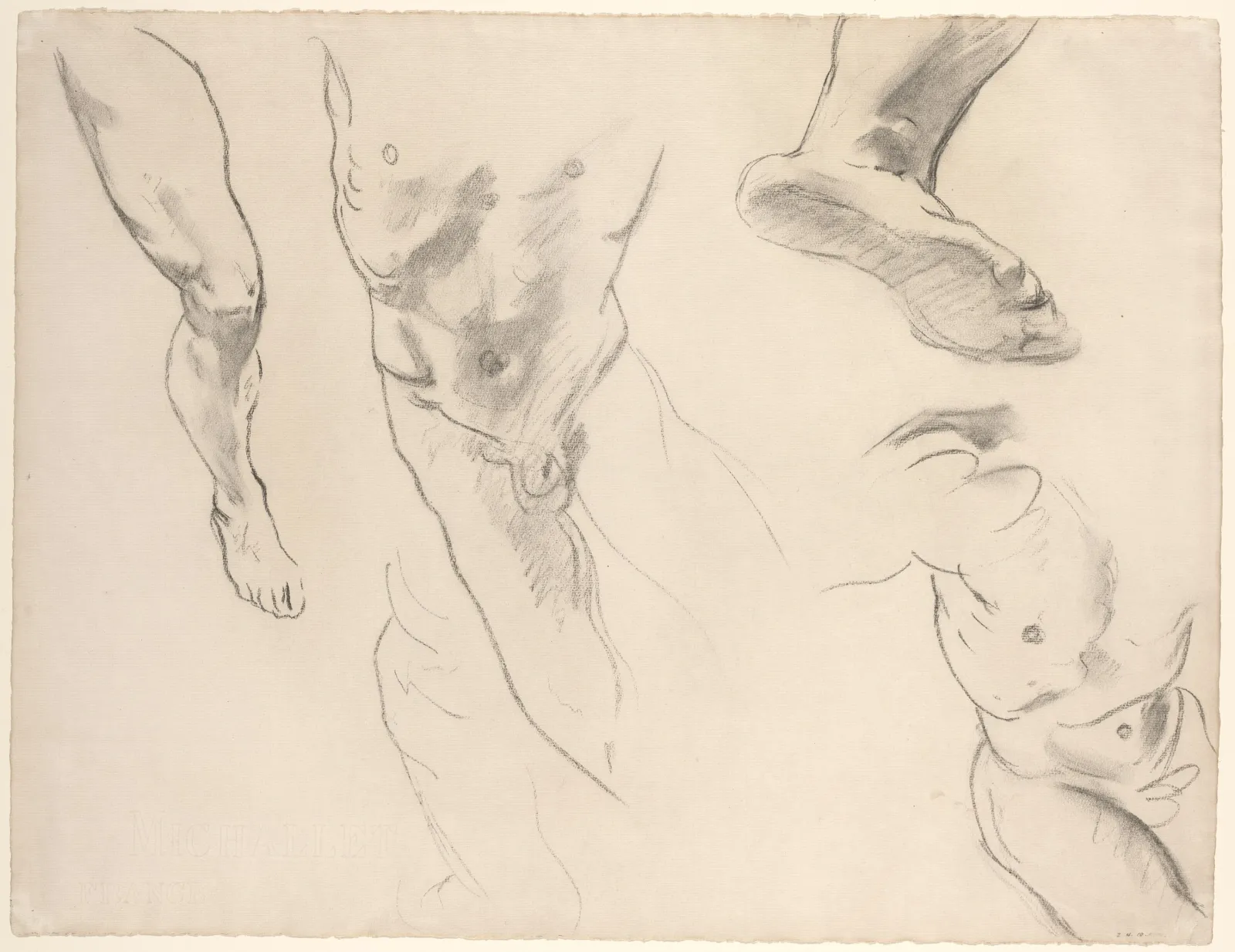 Figure Studies of a Nude Youth, John Singer Sargent