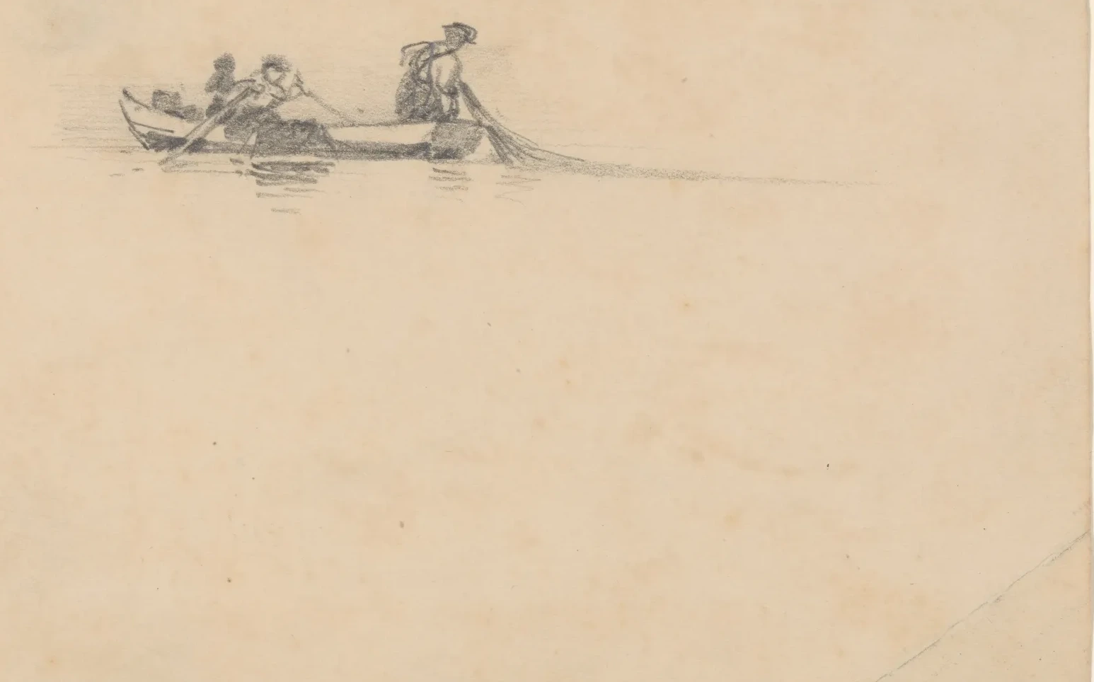 Pêcheurs avec des filets, John Singer Sargent