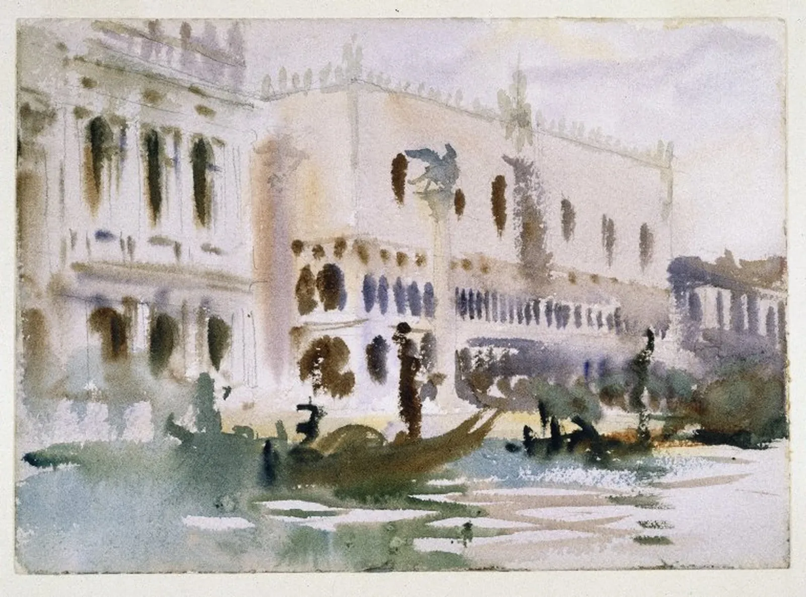 From the Gondola, John Singer Sargent