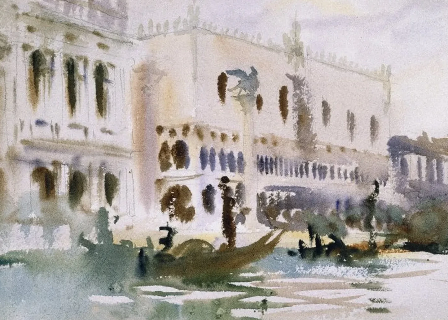 From the Gondola, John Singer Sargent