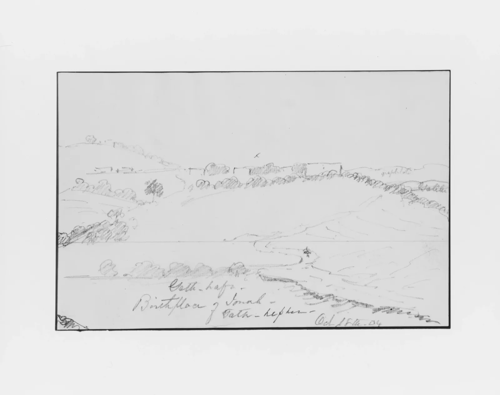 Geth-Lafa (from Sketchbook), John Singer Sargent