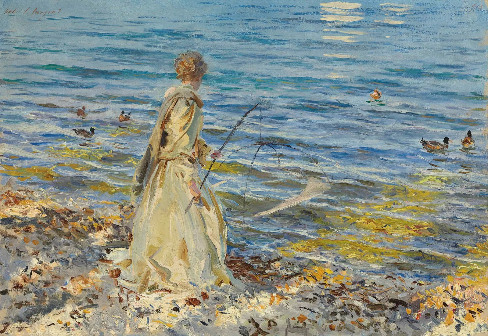 Girl Fishing, John Singer Sargent