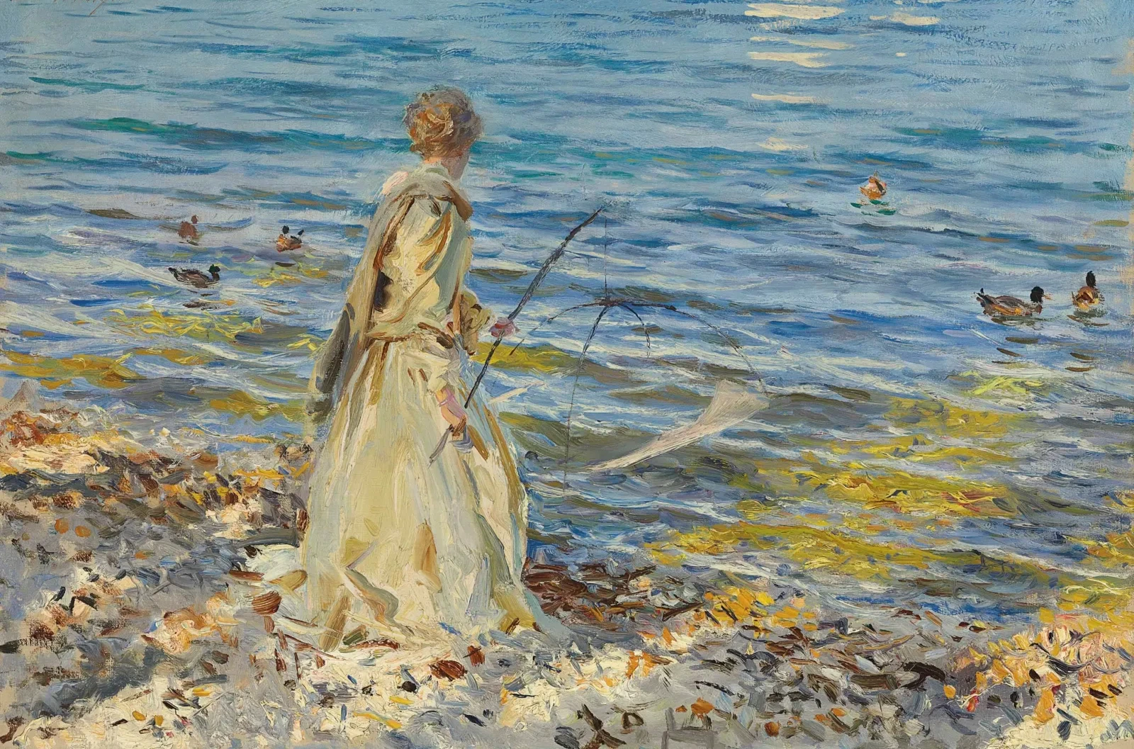 Girl Fishing, John Singer Sargent
