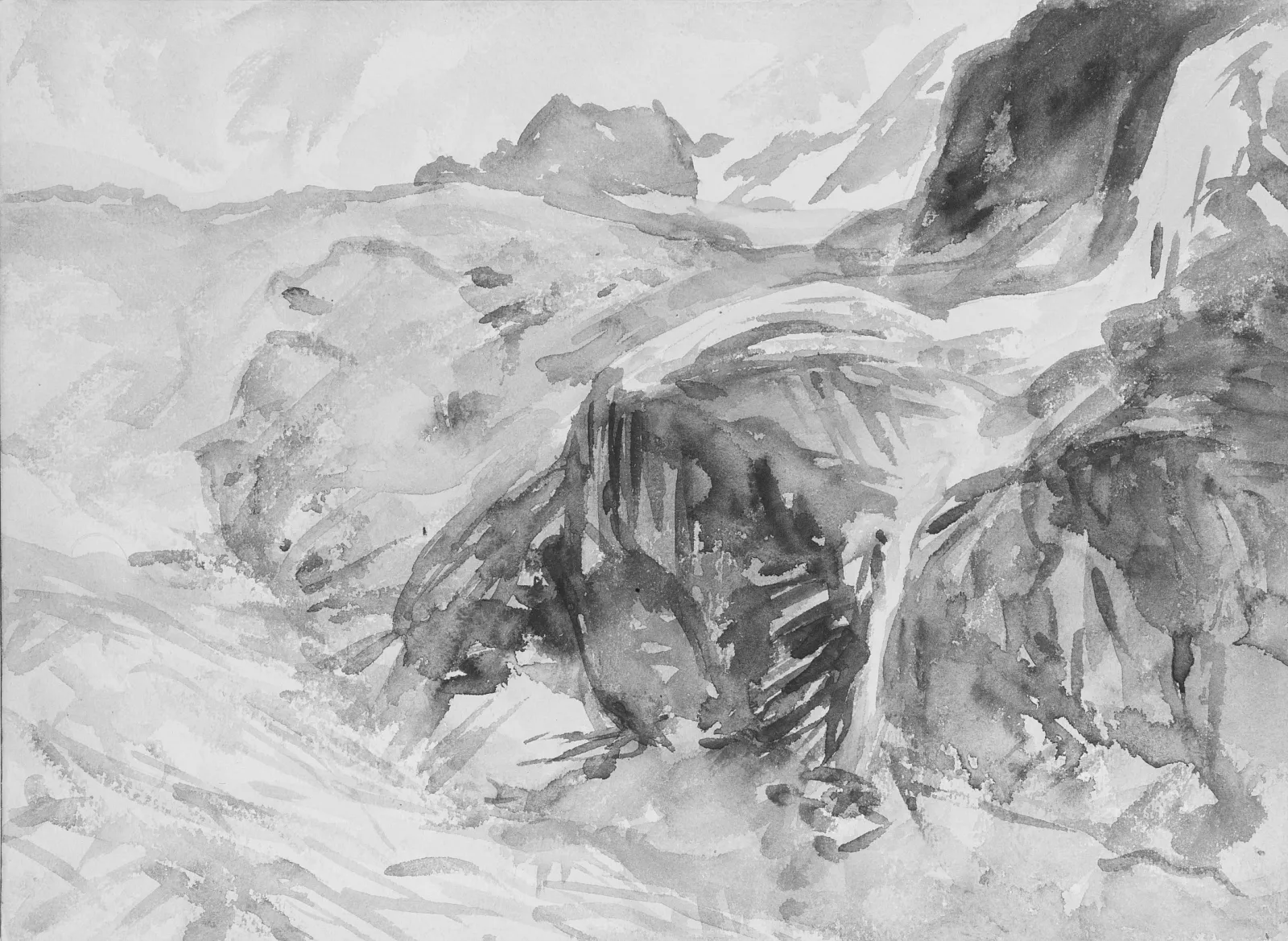 Glacier, John Singer Sargent
