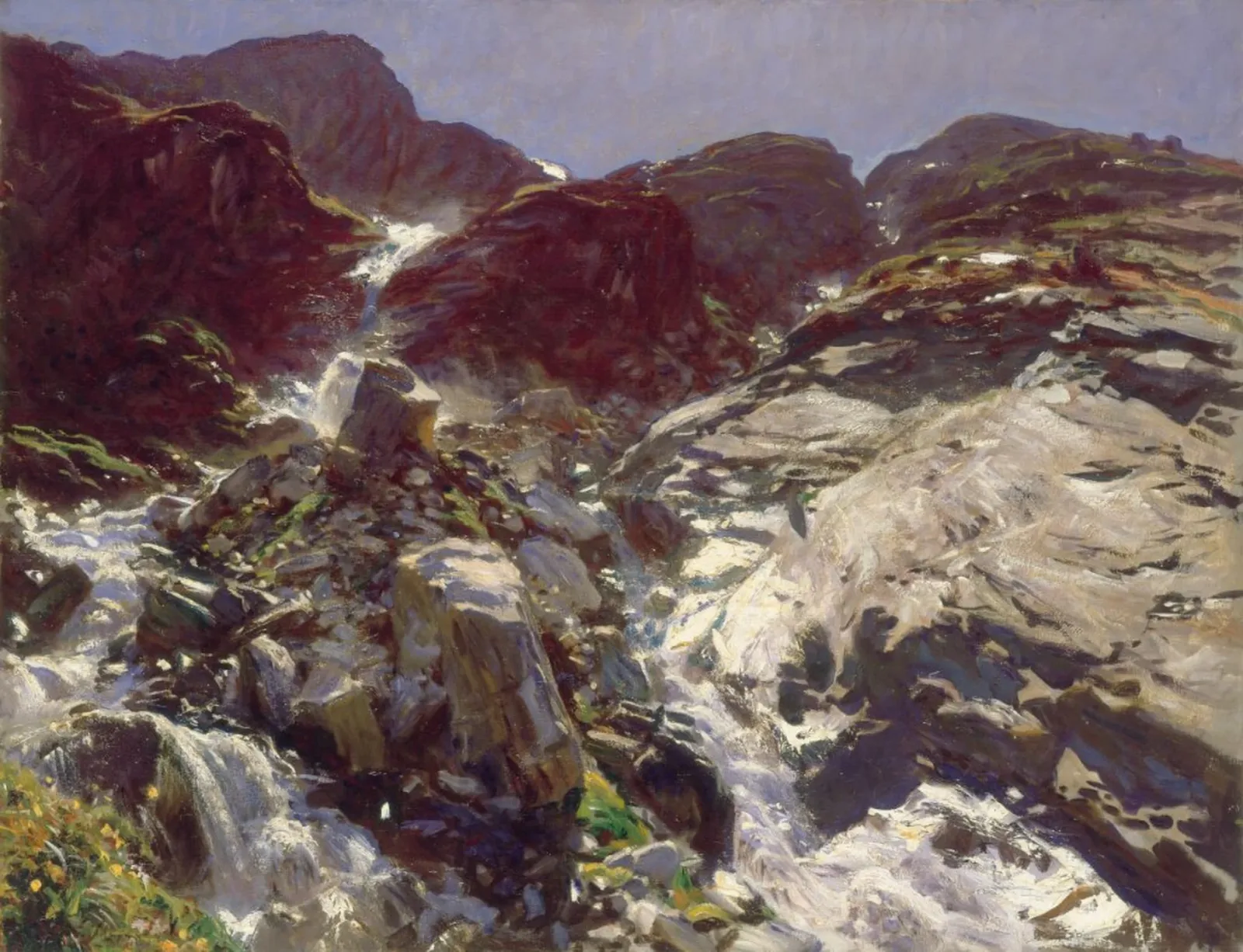 Glacier Streams, John Singer Sargent