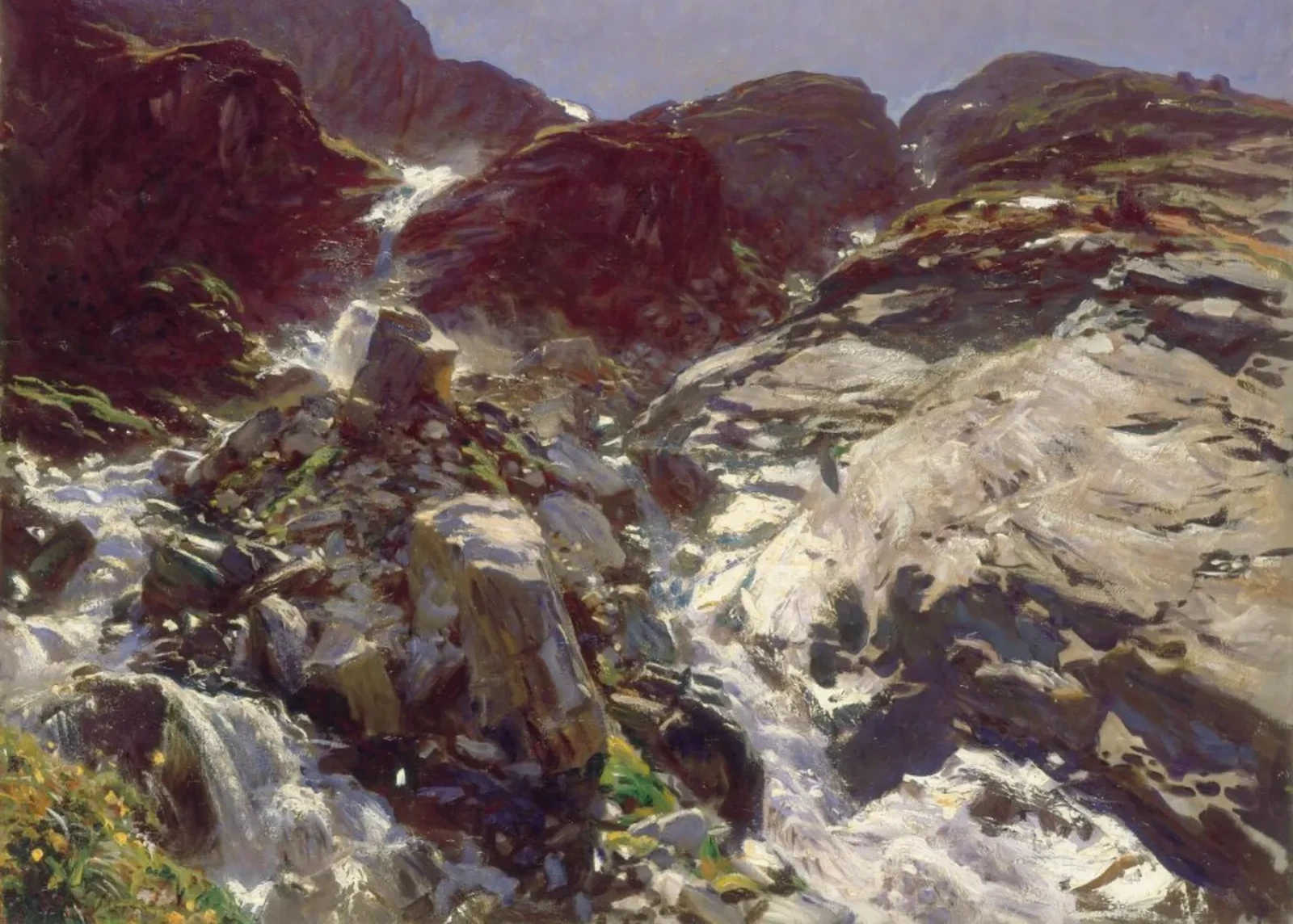 Glacier Streams, John Singer Sargent