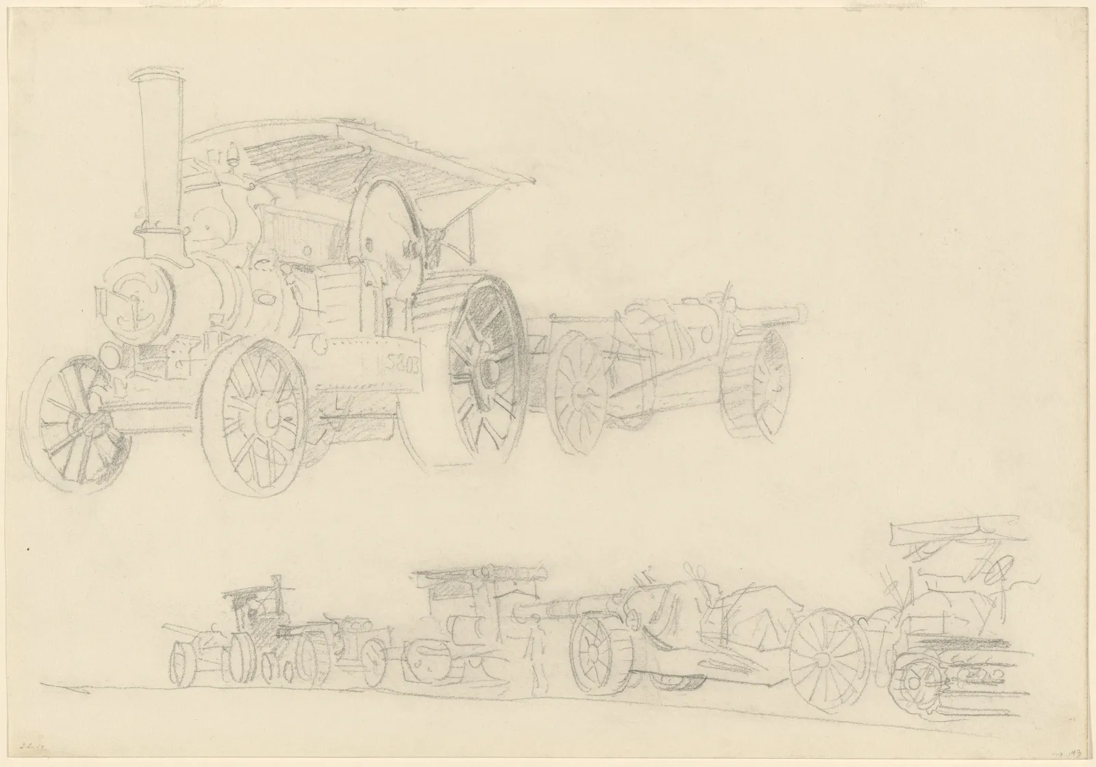 Gun Carriages, France, John Singer Sargent