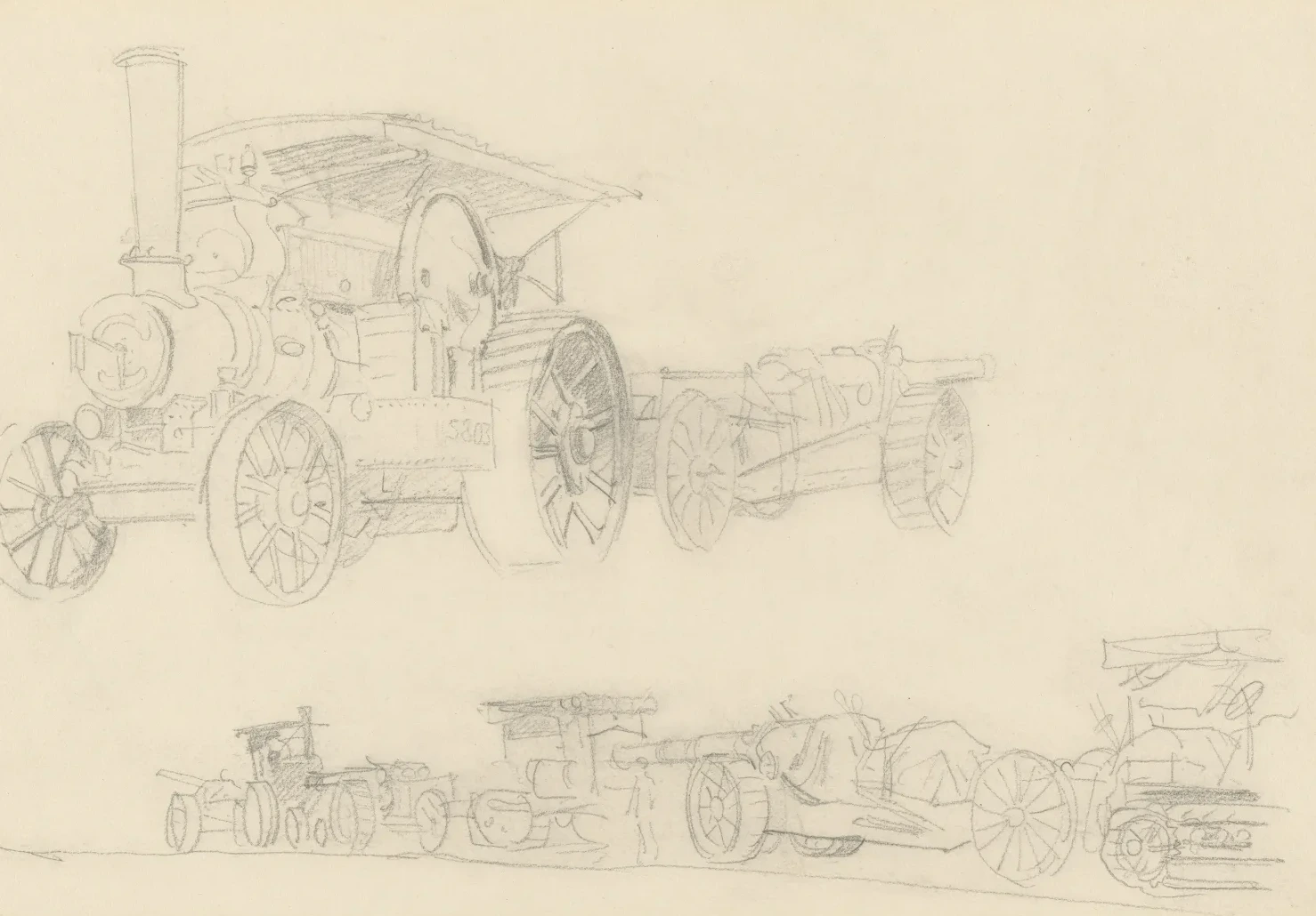 Gun Carriages, France, John Singer Sargent