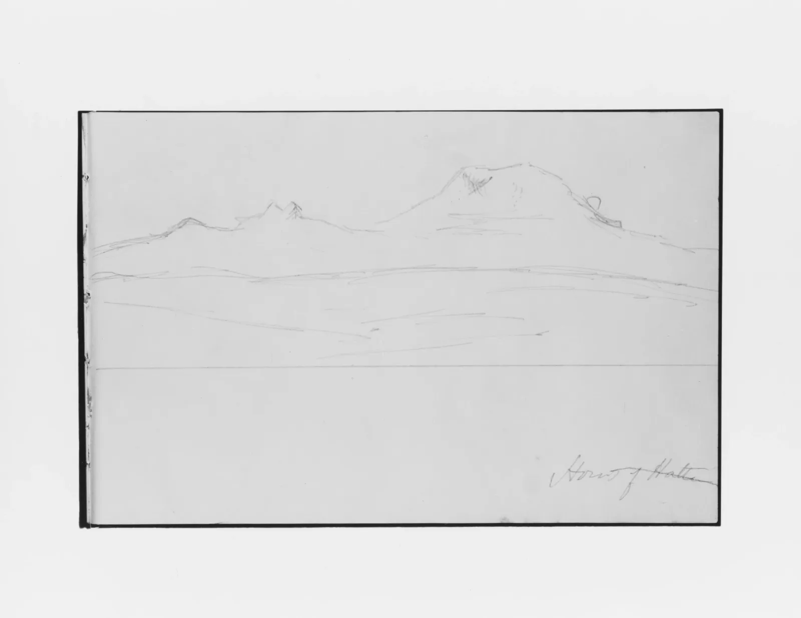 Horn of Haifa (from Sketchbook), John Singer Sargent