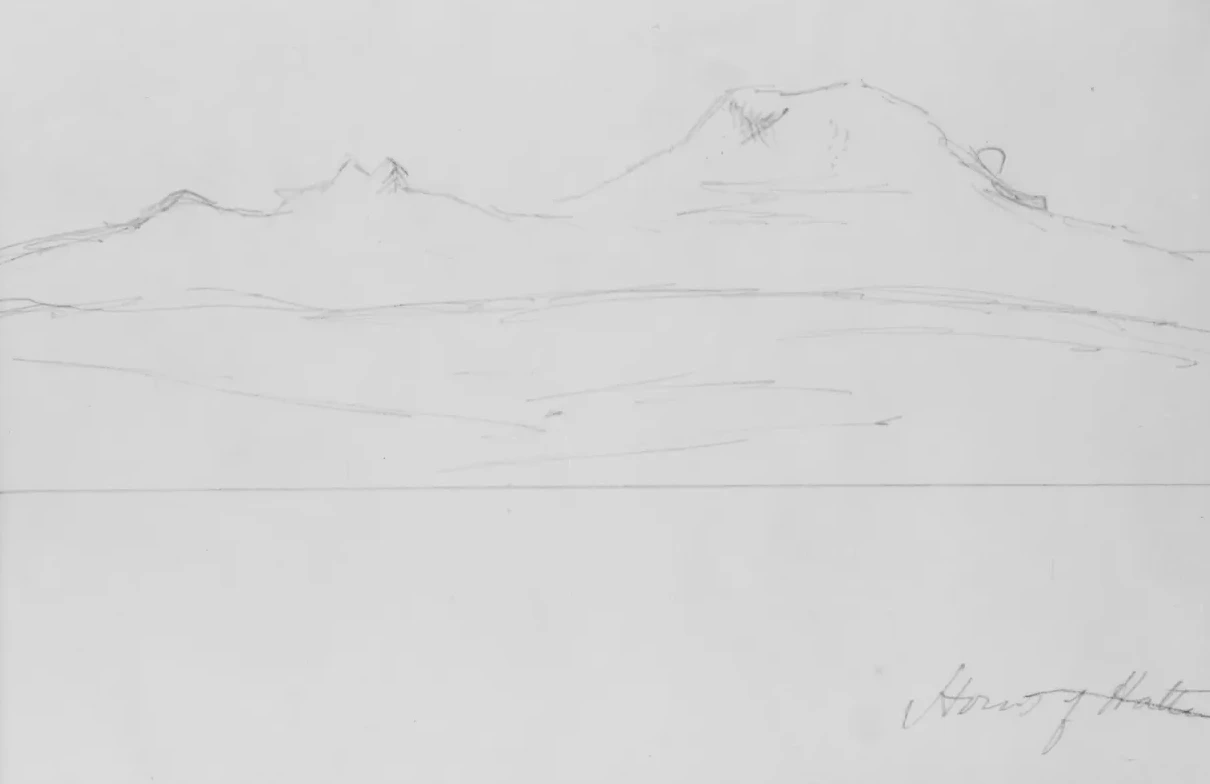 Horn of Haifa (from Sketchbook), John Singer Sargent