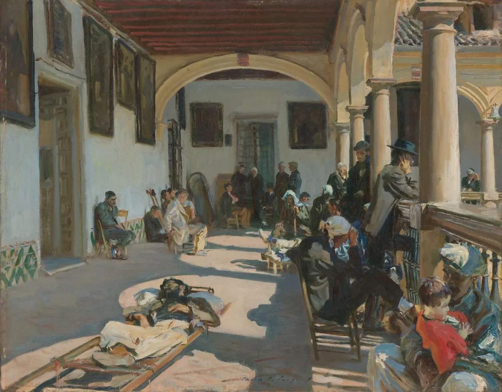 Hospital at Granada, John Singer Sargent