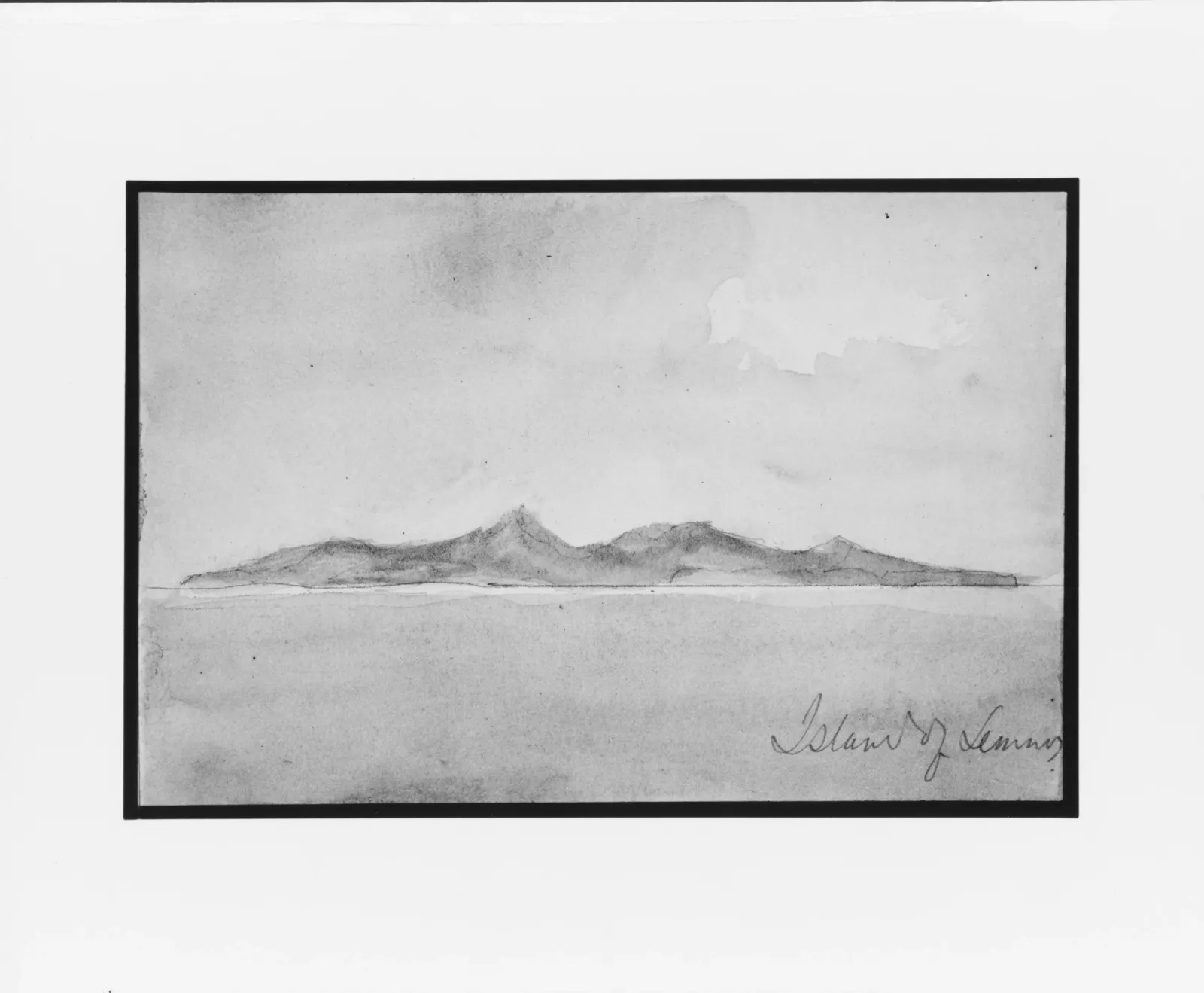 Island of Lemnos (from Sketchbook), John Singer Sargent