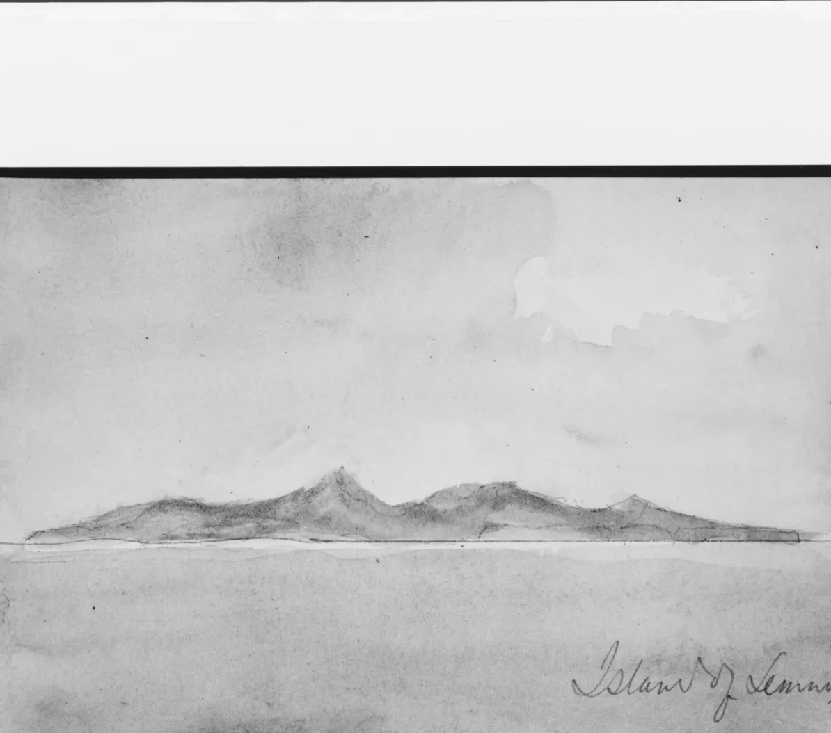Island of Lemnos (from Sketchbook), John Singer Sargent