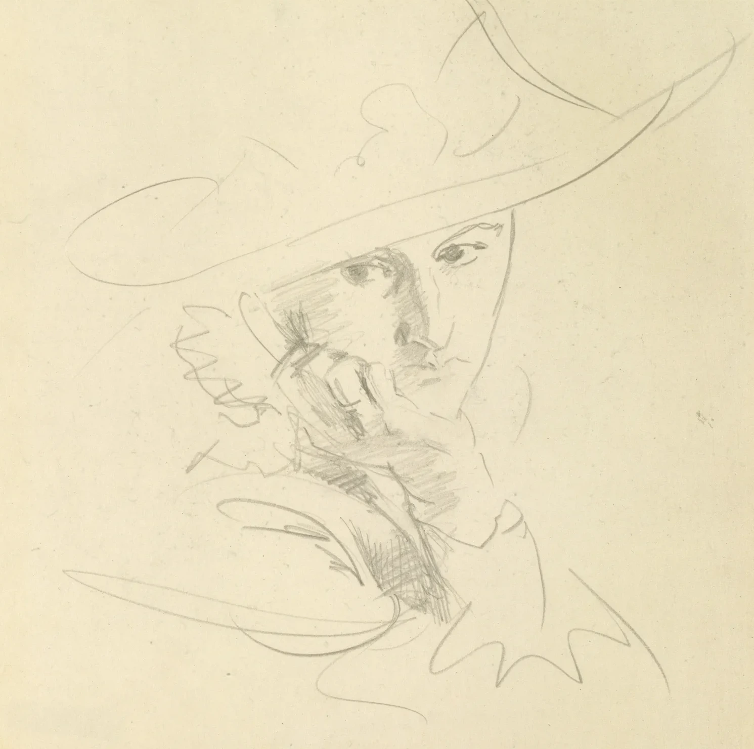 Jane de Glehn, Study for "In the Generalife", John Singer Sargent