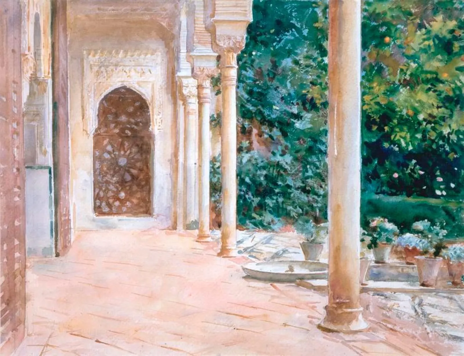 John Singer Sargent - The Loggia, John Singer Sargent