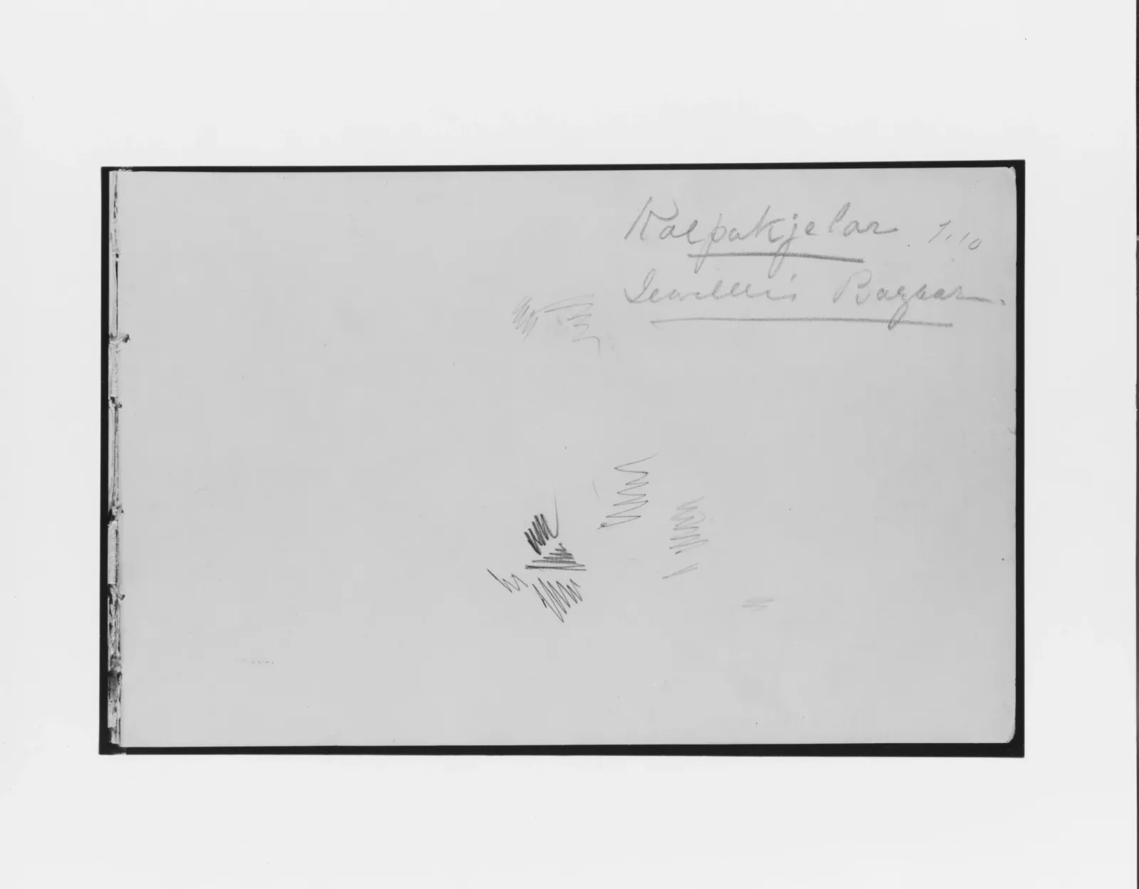 Kalpakjelar (?) (from Sketchbook), John Singer Sargent