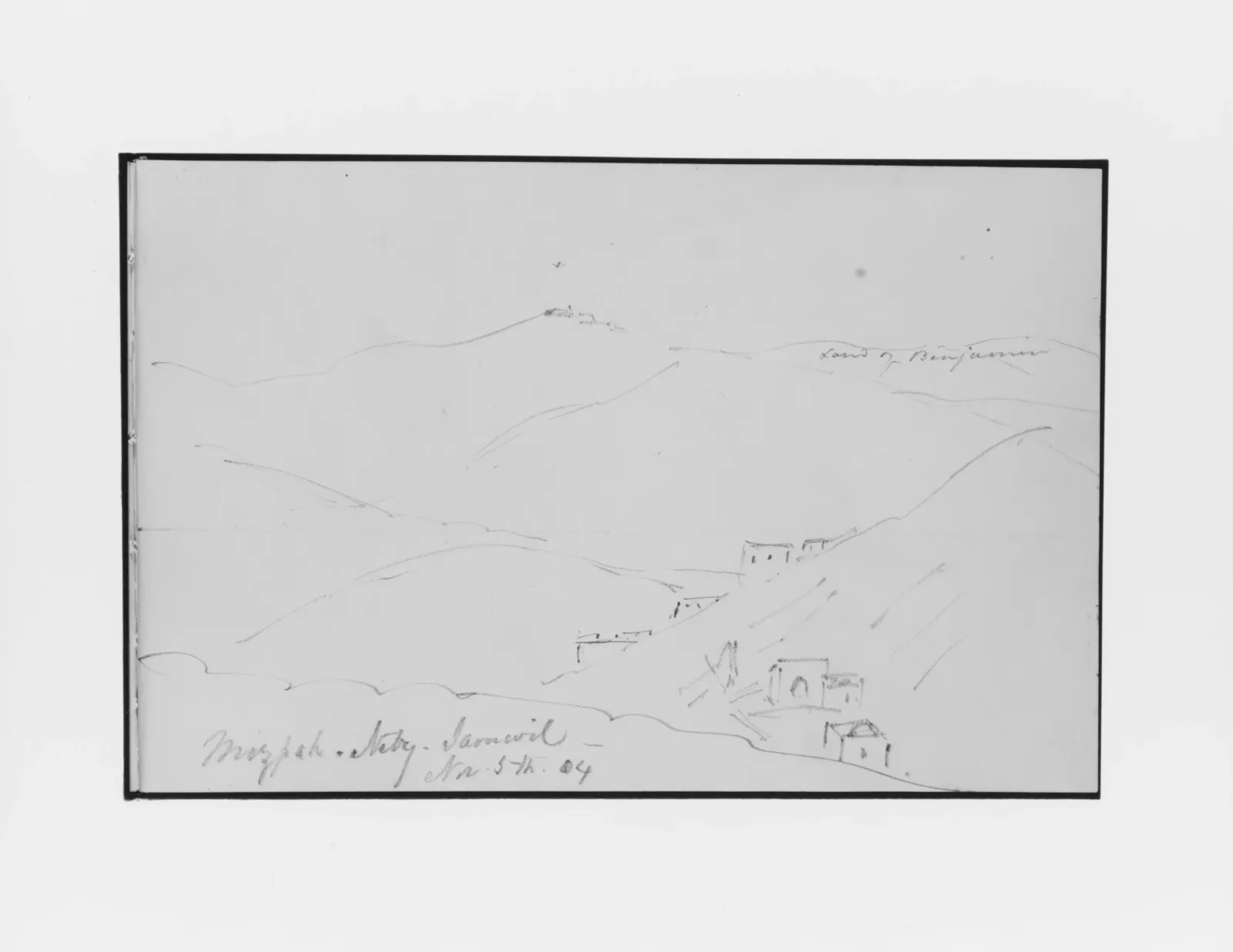 Land of Benjamin (from Sketchbook), John Singer Sargent