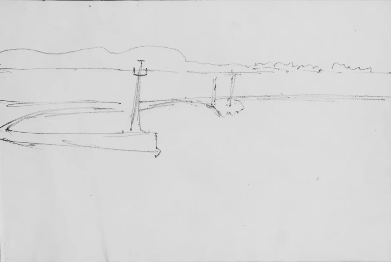 Landscape Study (from Sketchbook), John Singer Sargent