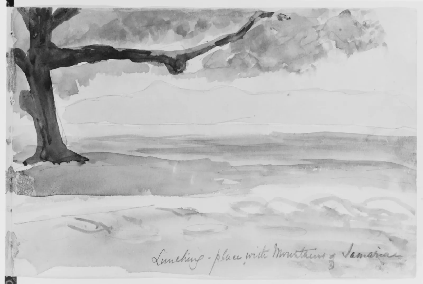 Landscape with Mountains of Samaria, 1904 (from Sketchbook), John Singer Sargent