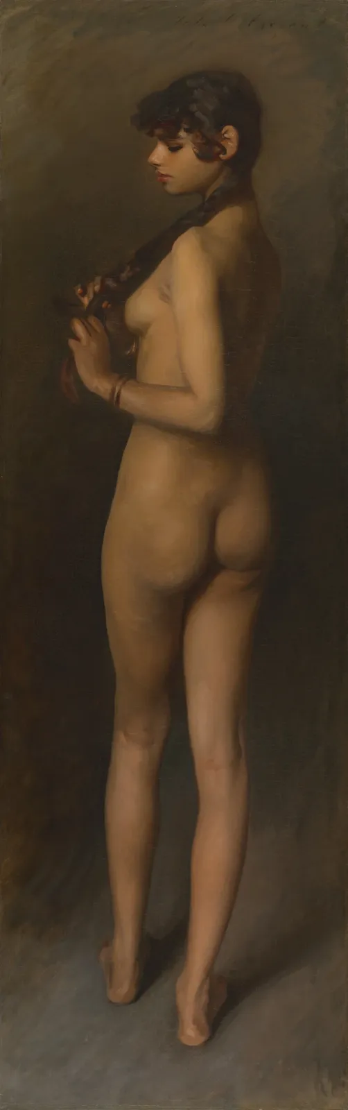 Life Study (Study of an Egyptian Girl), John Singer Sargent